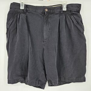 Tommy Bahama Shorts Mens 36 Silk Relaxed Pleated‎ Dress Casual Comfort Pockets